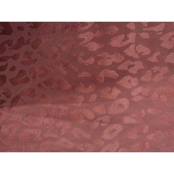 BCBG Max Azria Women's Burgundy Leopard Print Satin Pajama Pants (Medium) - Picture 6 of 8